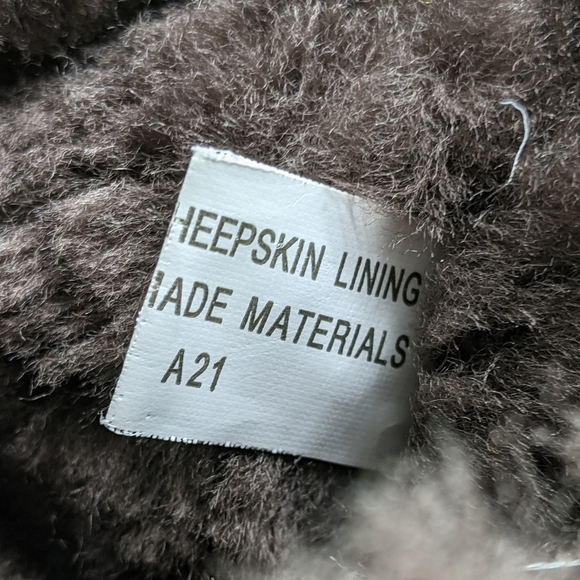 Bearpaw Women's 7 Suede Winter Boots Tall Bootie Sheepskin Lined Chocolate Brown - Picture 11 of 12